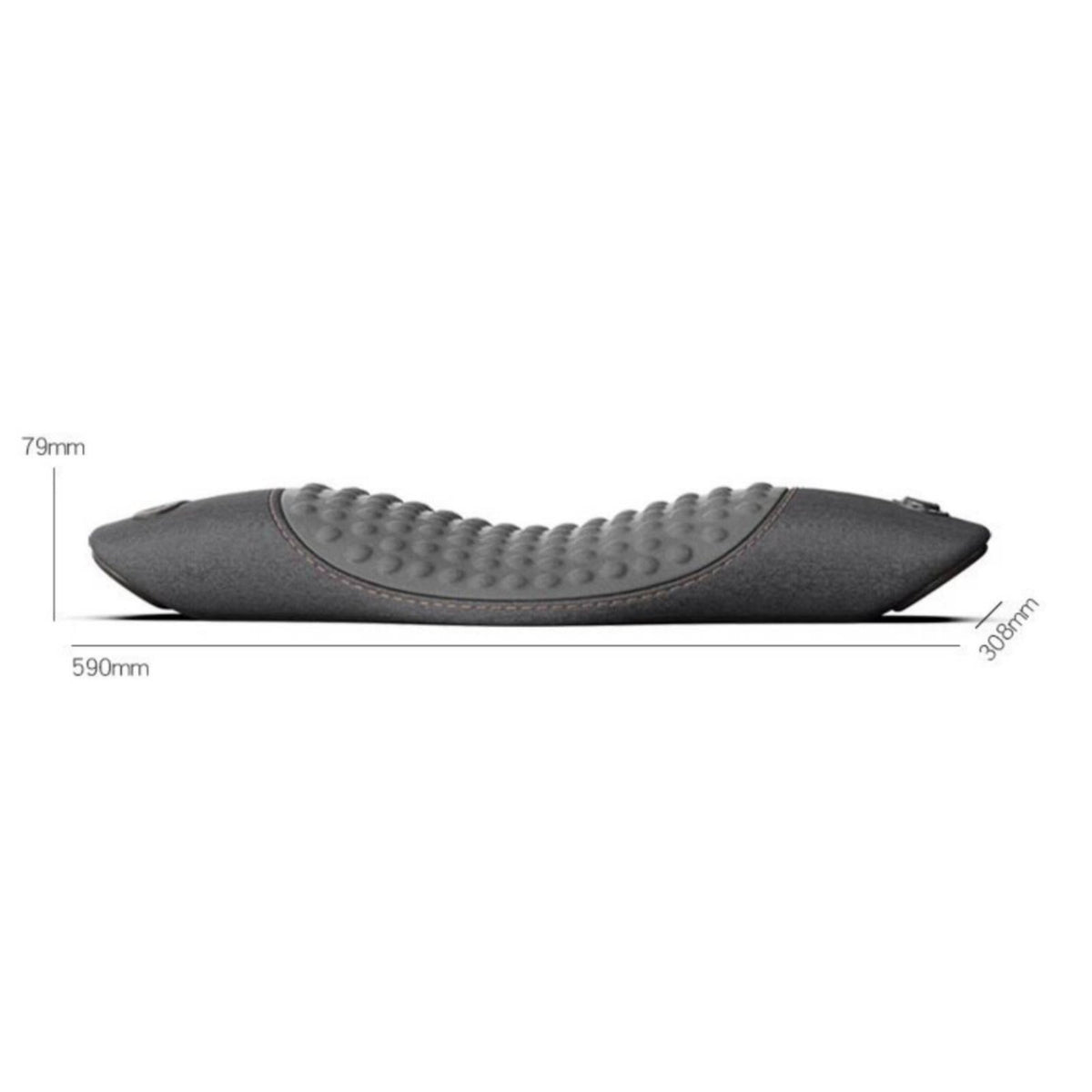Waist Massage Cushion Heat Treatment Back Massager Cushion Ergonomic Design