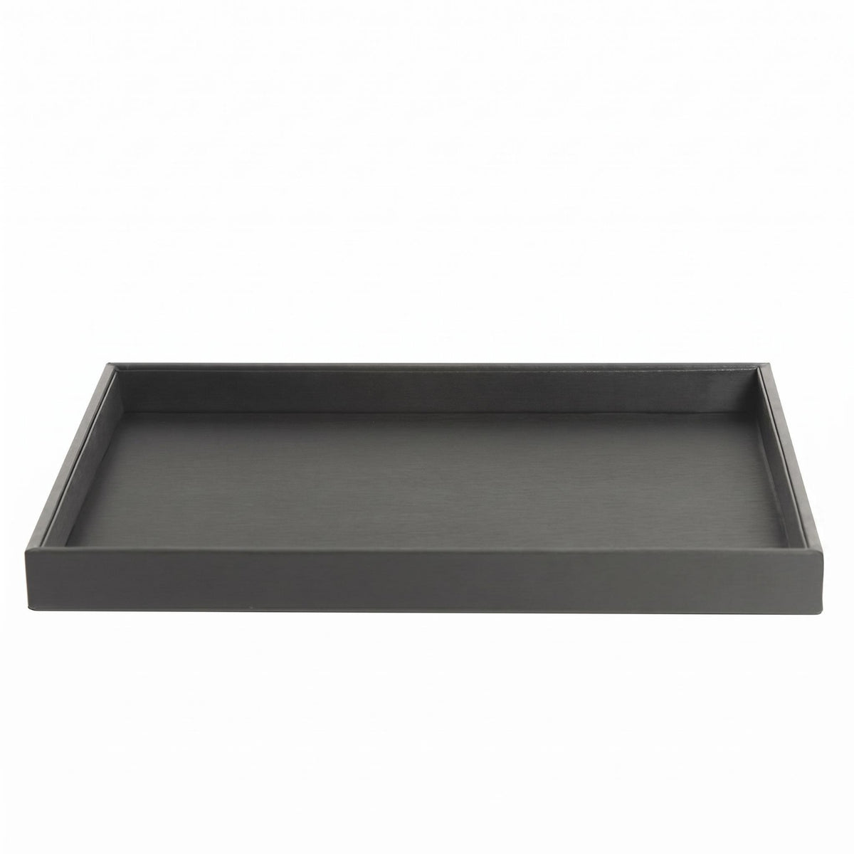 Black PU Leather Jewelry Display Tray Stackable Black Jewelry Display Tray