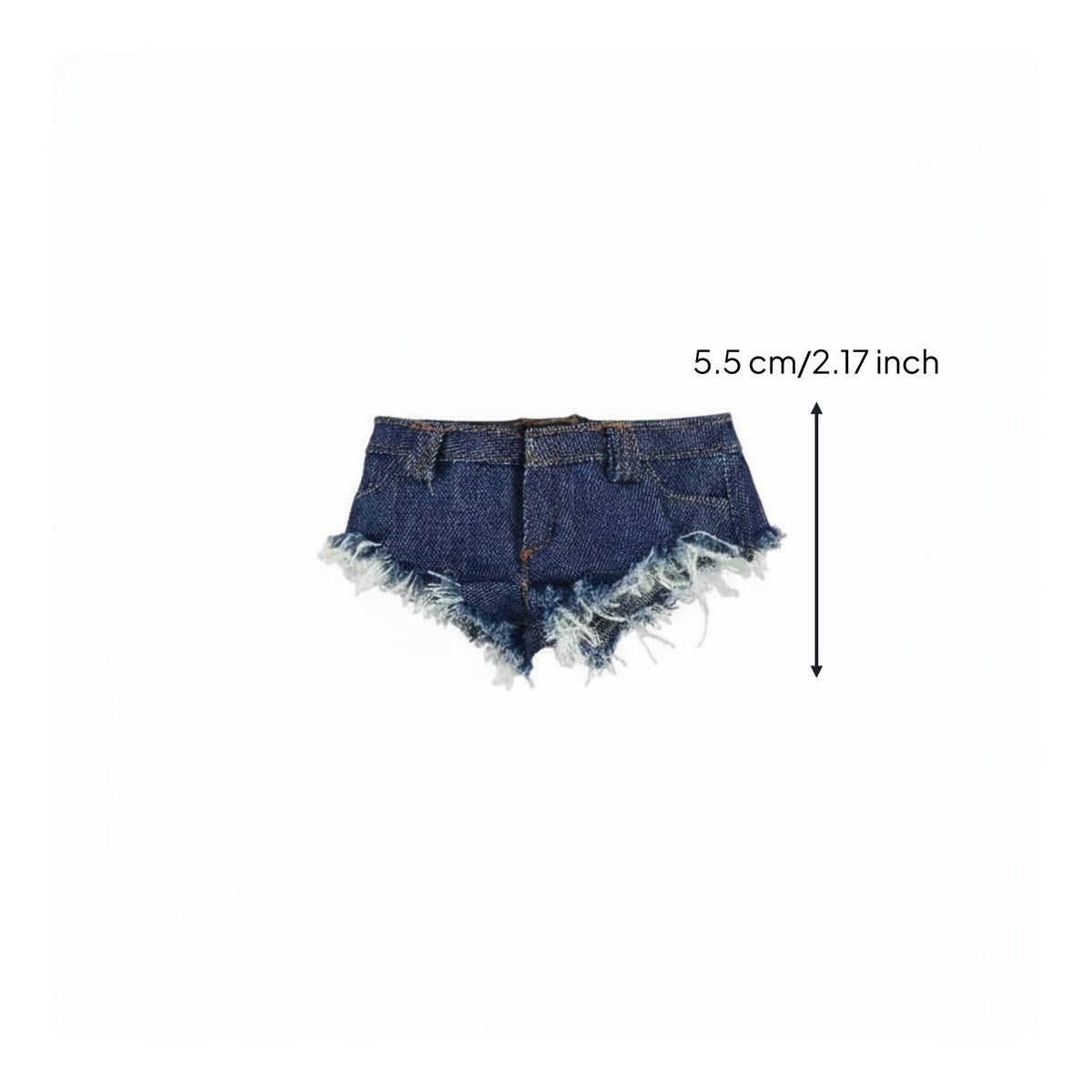 1/6 Scale Material Shorts Snug Fit Mini Material Shorts High Quality Material