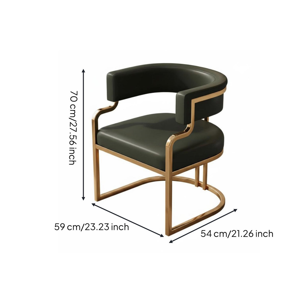 Comfortable Minimalist Salon Chair Ergonomic Design Furniture Easy to Clean for Reception Area, Negotiation Room