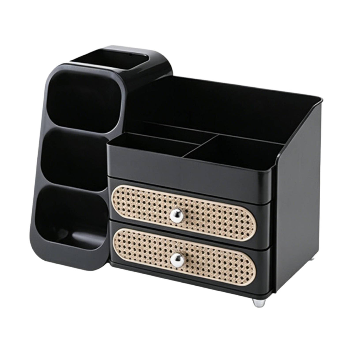 Multi-Compartment Makeup Organizer Large Capacity Lipstick Organizer Box Space Saving Lipstick Holder for Dressing Table