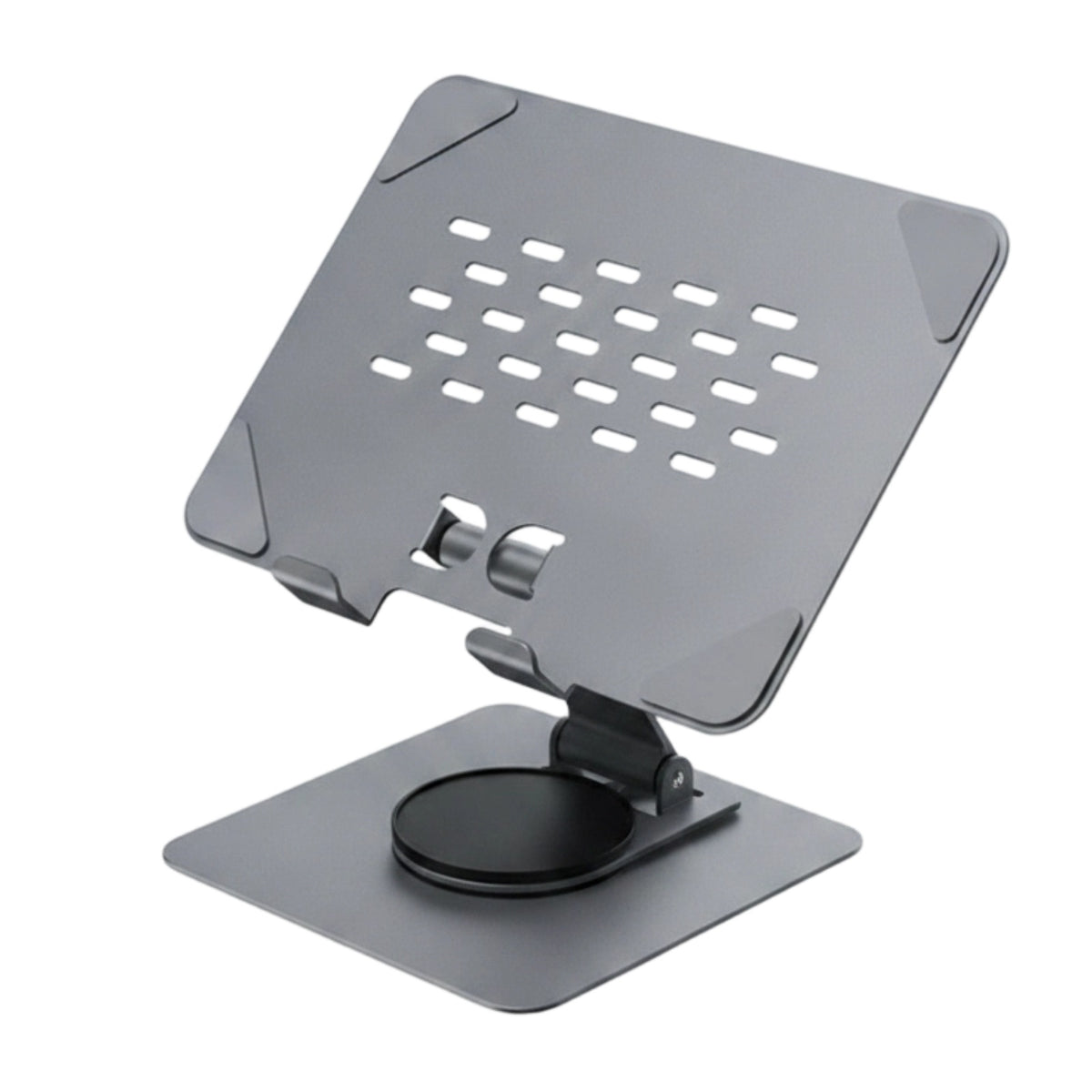 Tablet Stand, with Rotating Base Secure Tablet Holder with Rotating Base for Desk