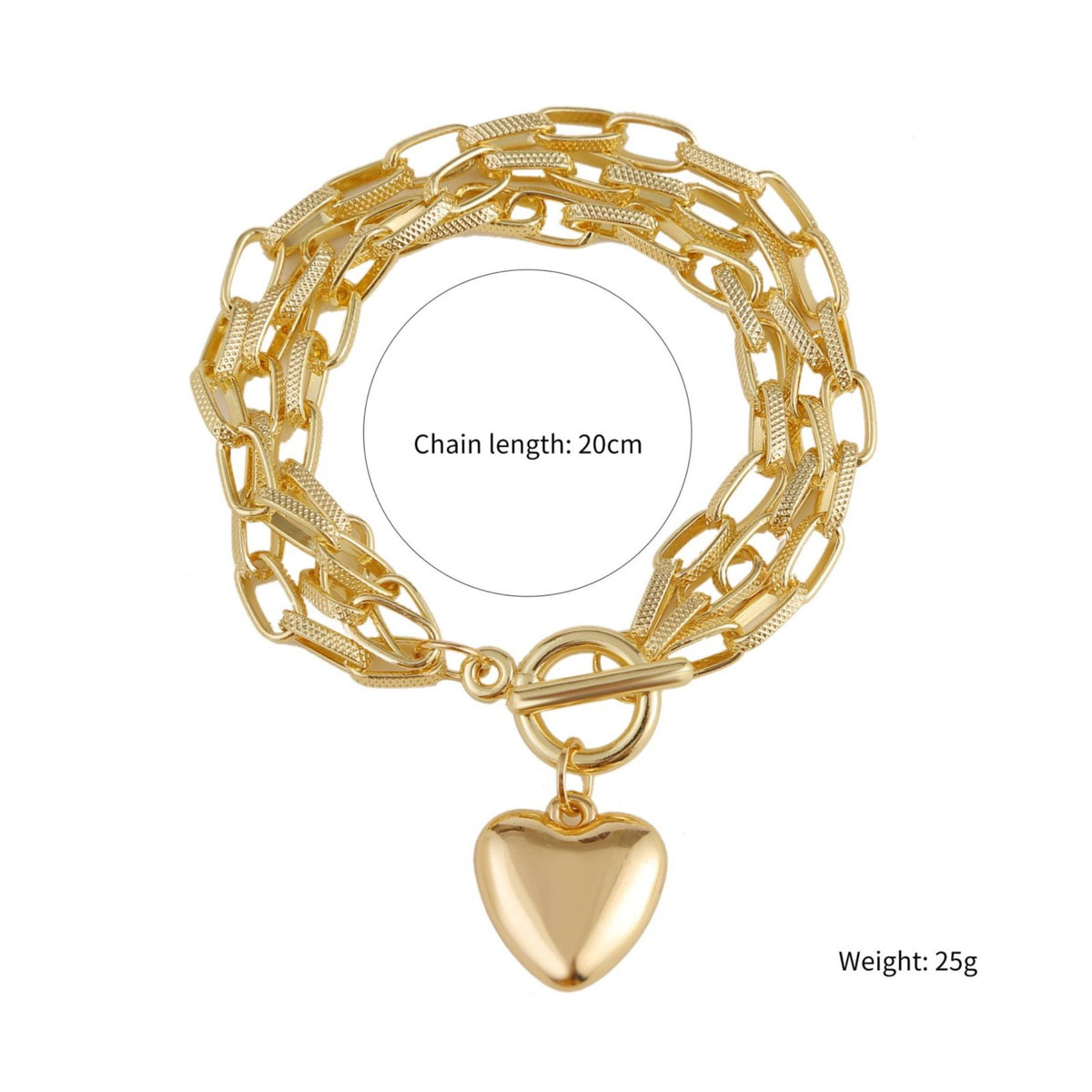 Multi-Layer Chain and Pearl Bracelet Light Luxury Feel Layered Bracelet Set
