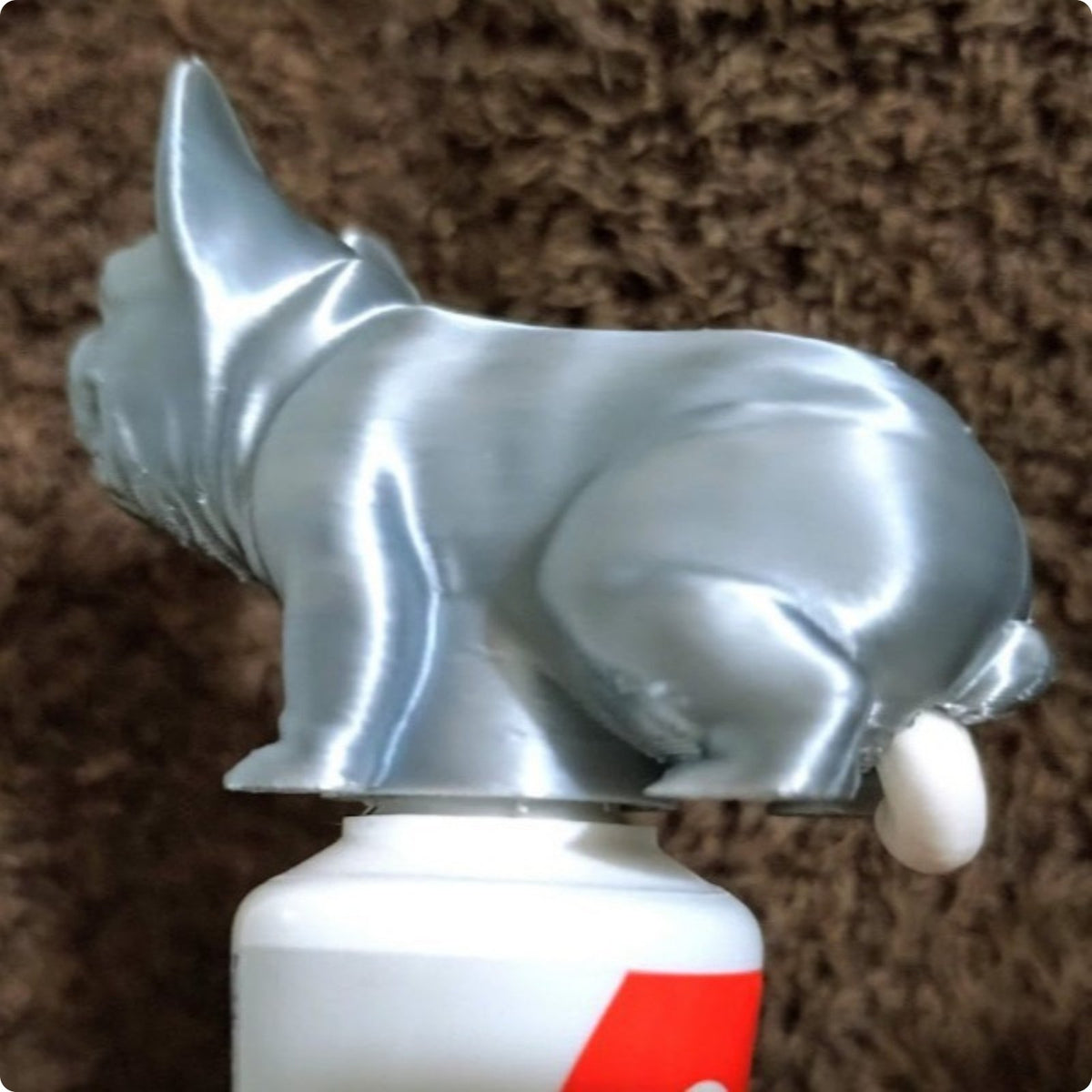 French Canine Toothpaste Cap Novelty Design French Canine Tube Topper