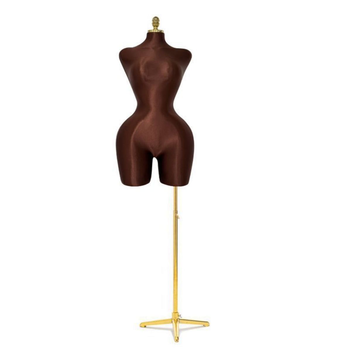 Female Torso Mannequin Thin Body Dress Form with Stand Floor-Standing
