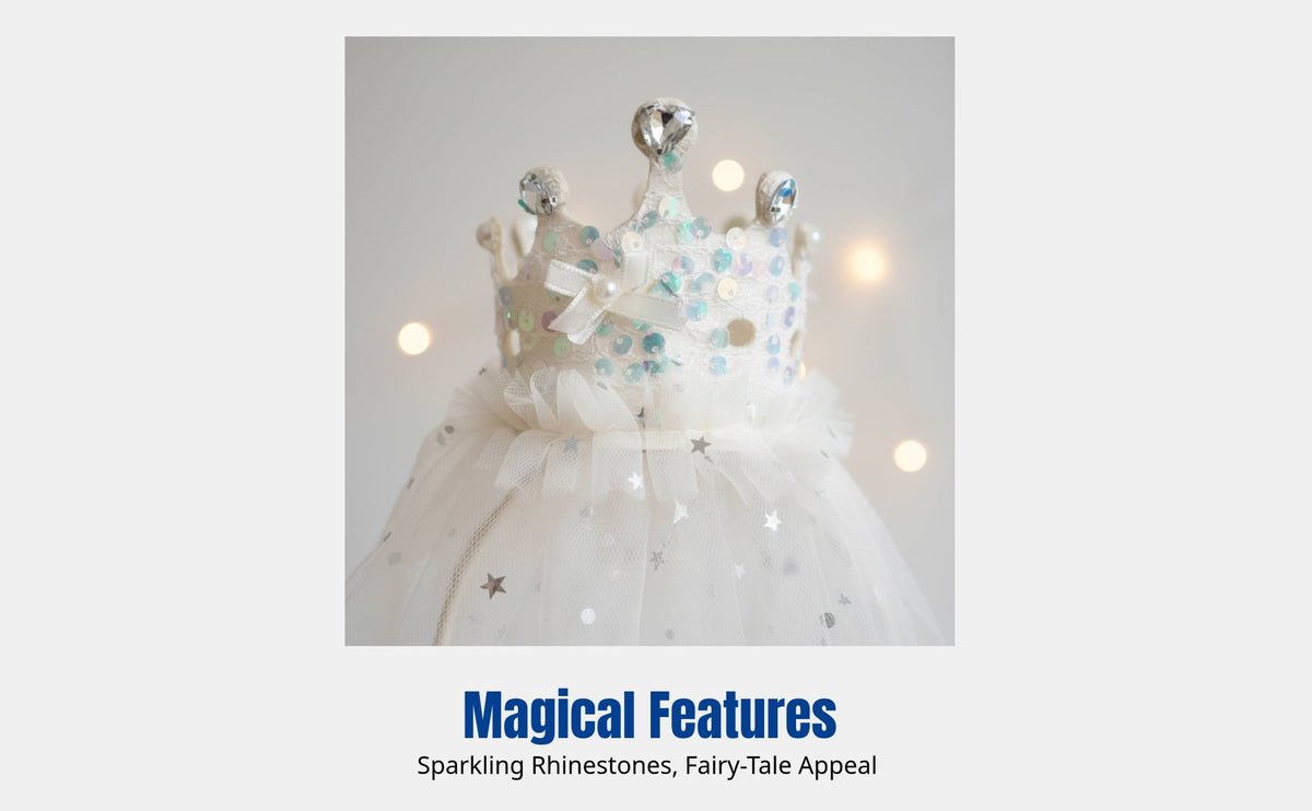 Tulle Birthday Headband, Princess Party Decoration, Photo Prop, Sweet Design