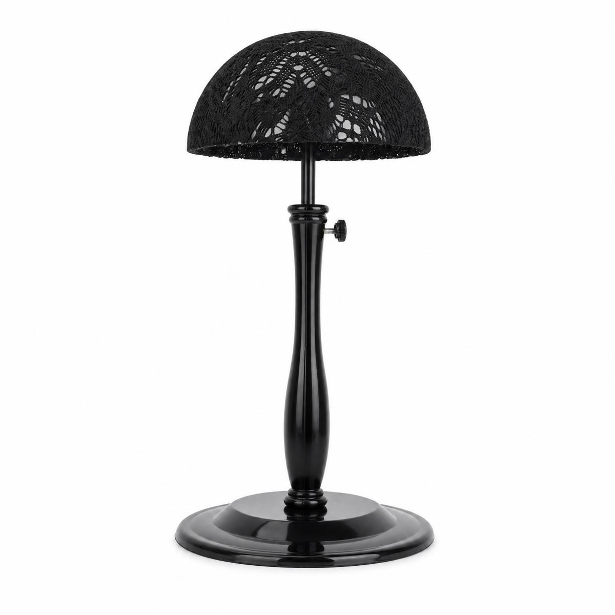 Adjustable Height Wig Display Stand Lace Head Wig Holder Strong Round Base Stable Display Stand Suitable for Everyday Organization Styling Station