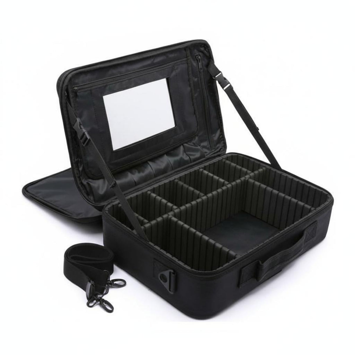 Professional Makeup Train Case Crush-Resistant for Travel, Women
