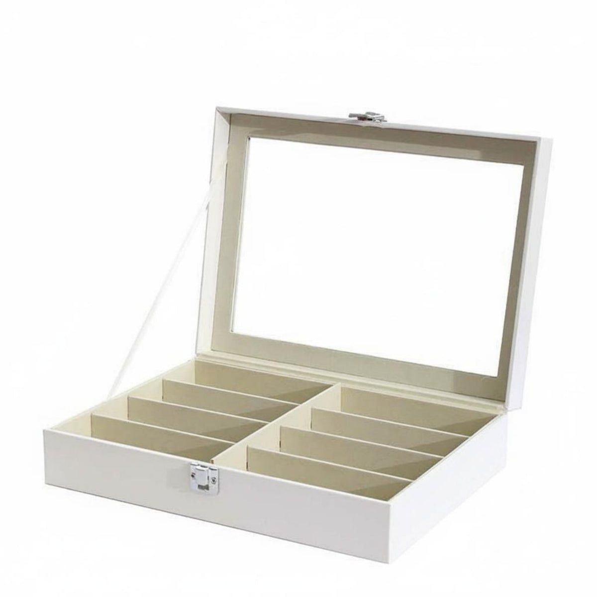 8-Slot Glasses Box Divider Design Organizer Tray Space Saving