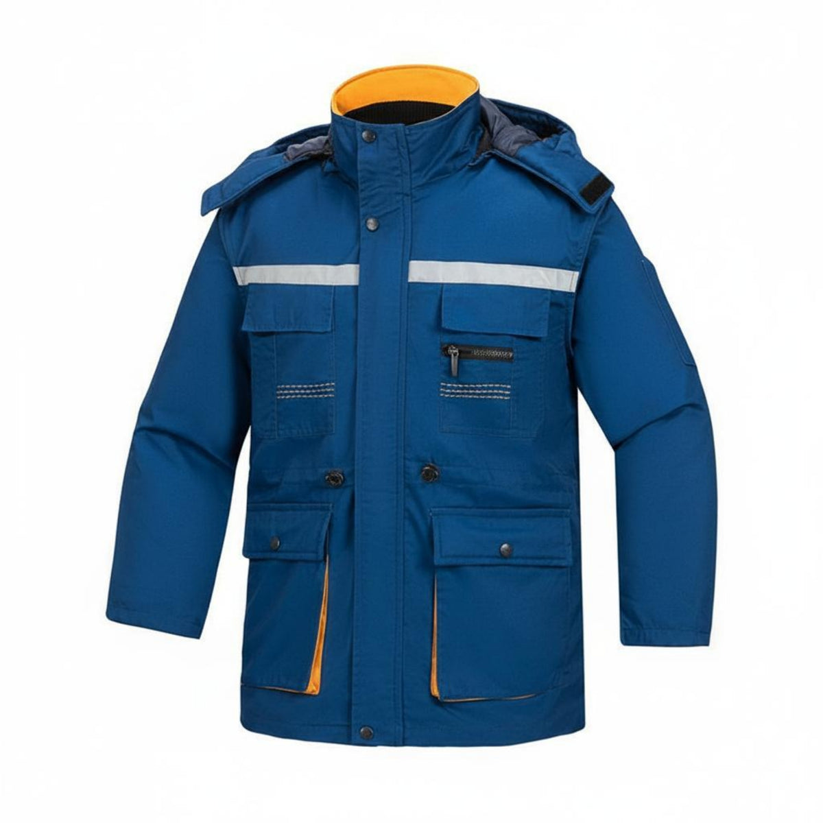 Insulated Winter Work Parka Anti-Static Cold Weather Work Coat Thickened for Men