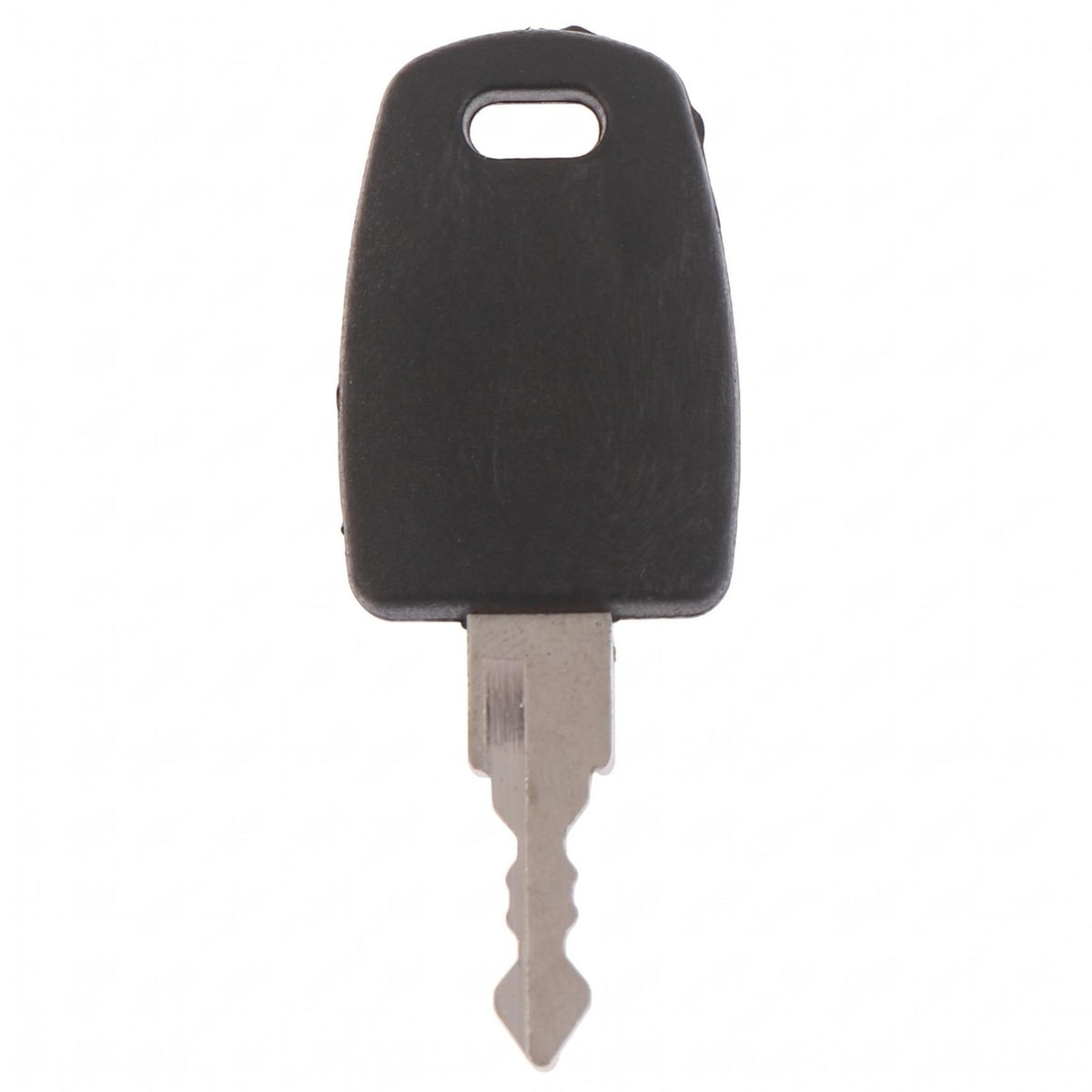 Plastic-Head Key Oval Slot Notched Key Ready to Cut