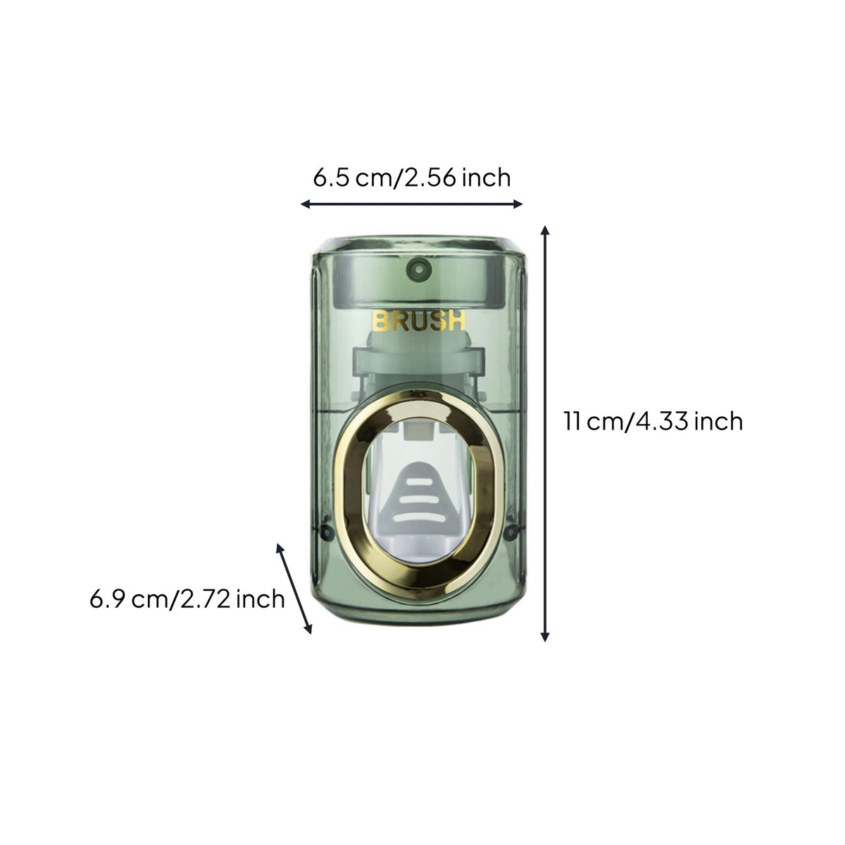 Automatic Toothpaste Dispenser Easy to Clean Wall-Mounted Toothpaste Press