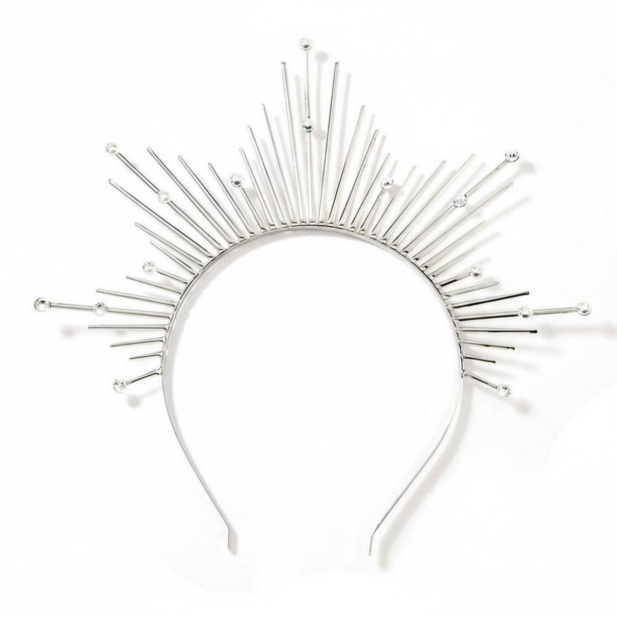 Radiant Crown Statement Piece Radiant Crown Headband Celestial Headpiece Attention-Grabbing-Catching Celestial Point
