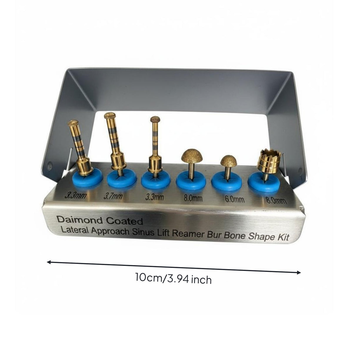6 Pieces Lateral Approach Reamer Kit Precision Sinus Lift Kit