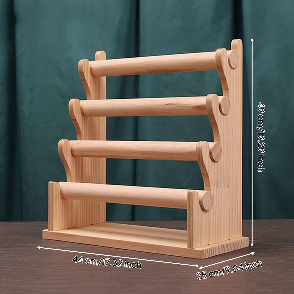 Solid Wood Bracelet Organizer Large Capacity for Dresser Top, Boutique Owners