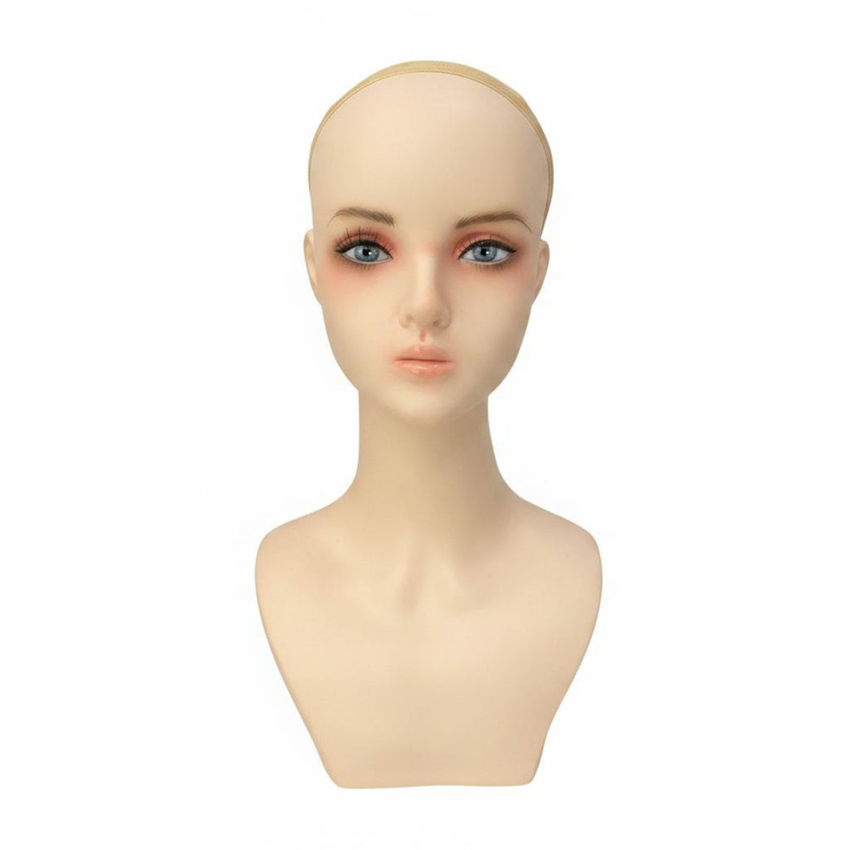 Mannequin Head with Shoulders Shoulder Design Realistic Female Bust Sturdy for Hair Salon Owners