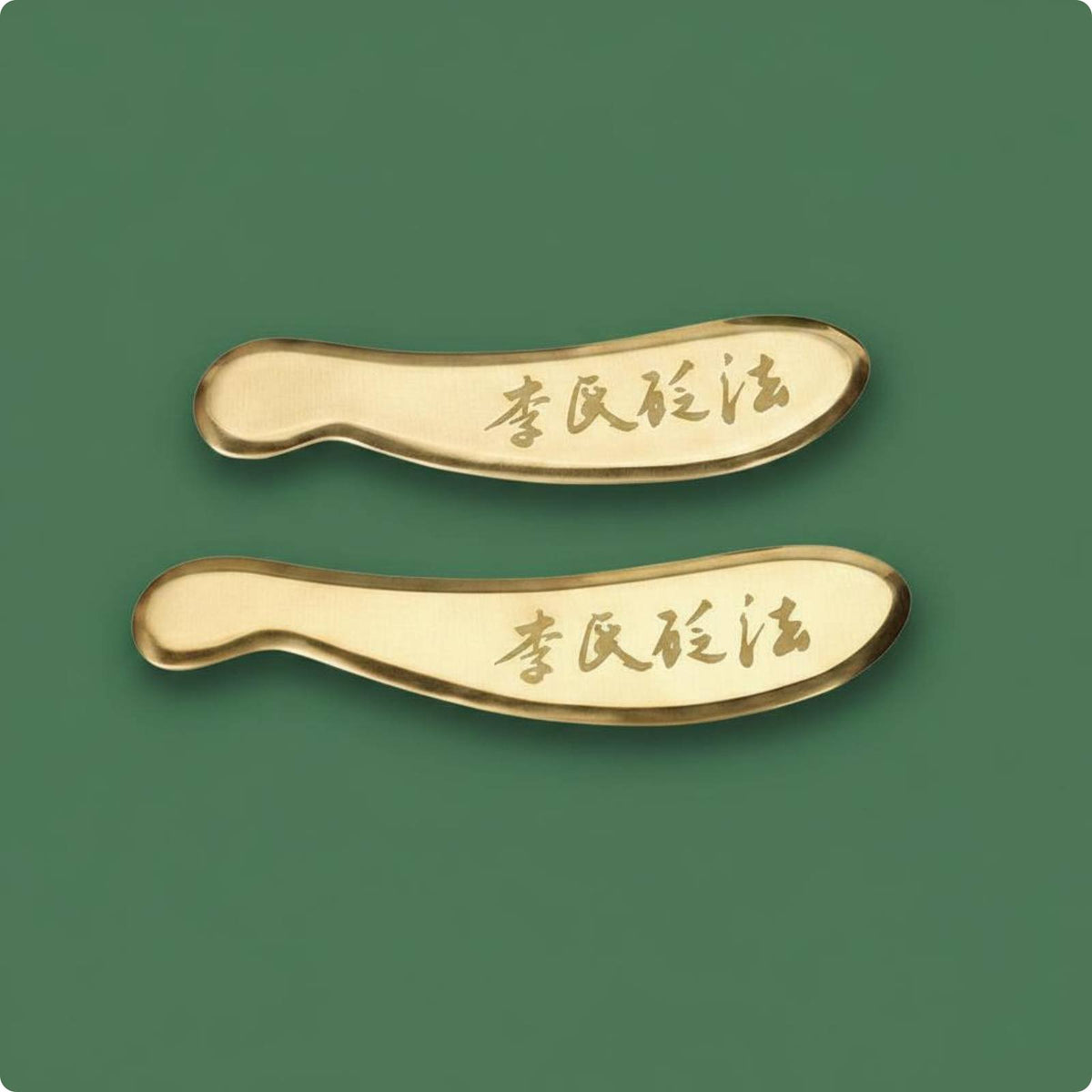 Gua Sha Tool Easy to Clean Brass Gua Sha Tool Compact Size for Spa