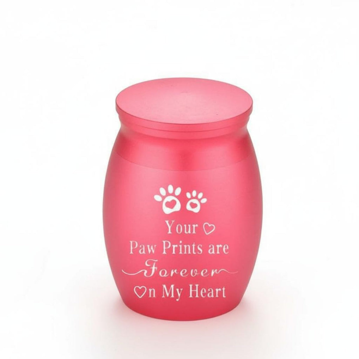 Mini Pet Ashes Urn Waterproof Aluminum Pet Cremation Jar Engravable