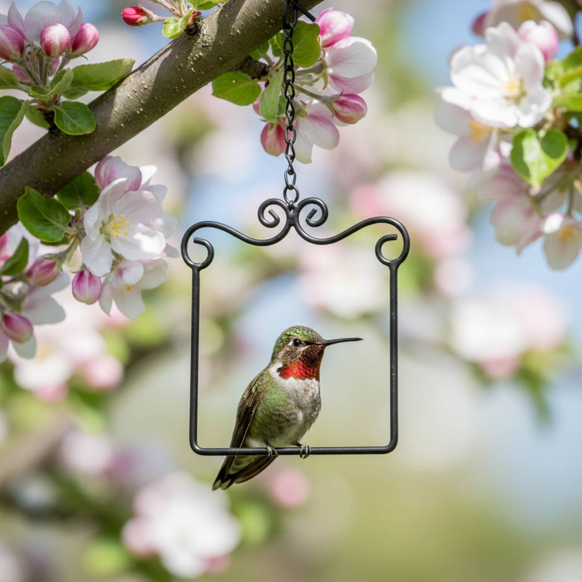 Hummingbird Perch Swing Sturdy and Long-Lasting Hummingbird Swaying Perch