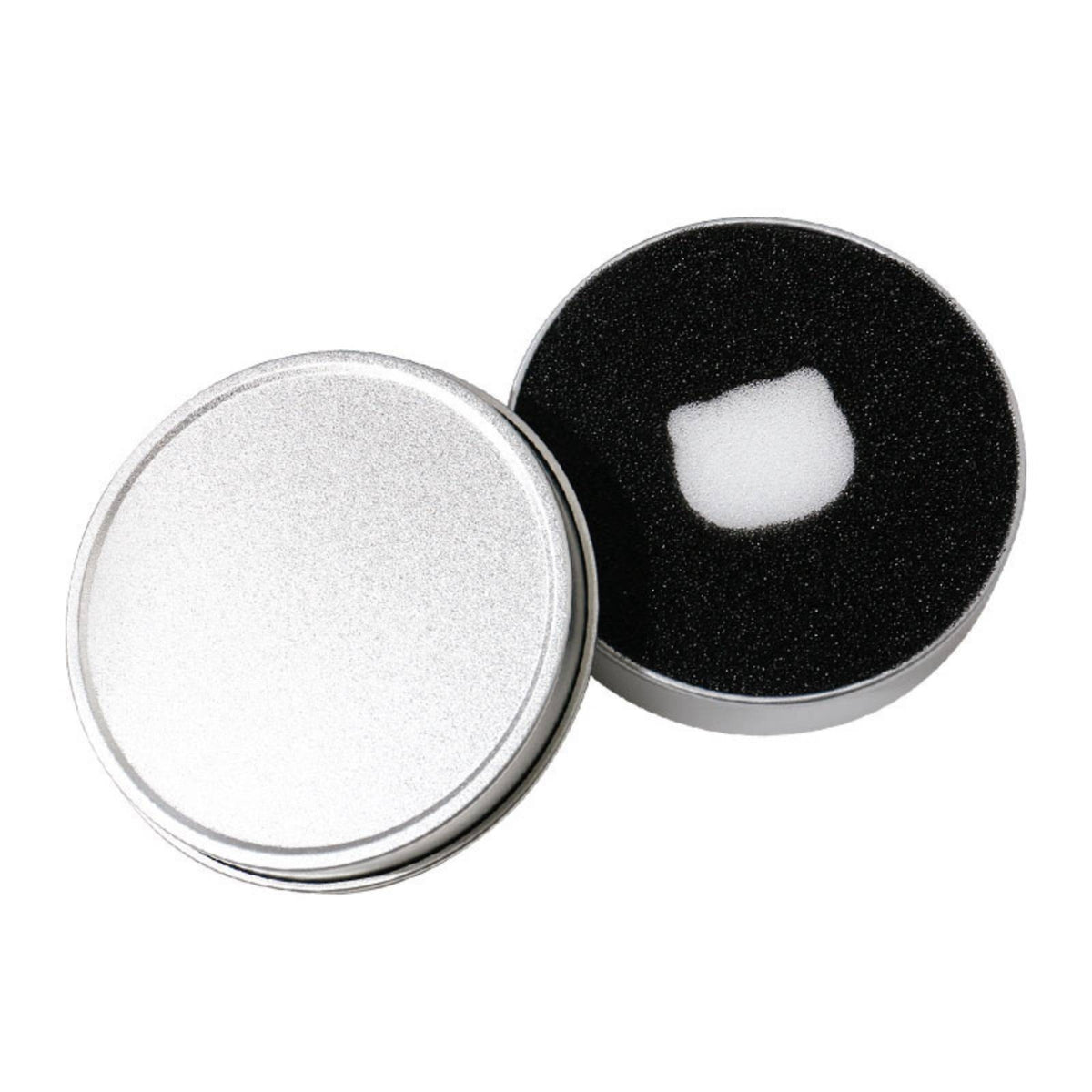 Brush Cleaning Tin with Sponge Reusable Scrubbing Sponge Easy to Clean