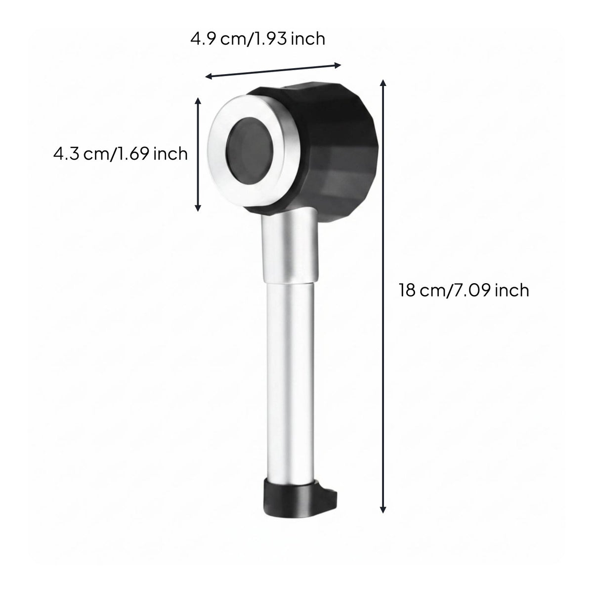 Handheld Magnifying Glass with Scale Comfortable Grip Scale Magnifier