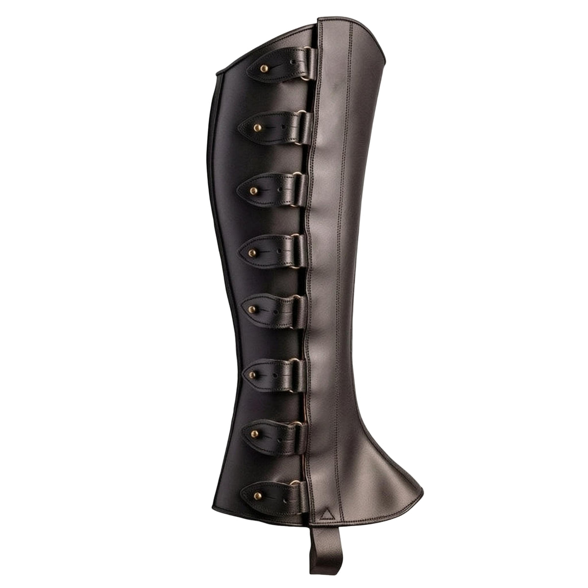 Medieval Boot Cover PU Leather Renaissance Boot Cover Metal Hardware