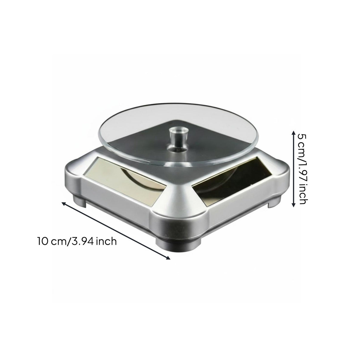 Solar Rotating Display Stand Multi Functional for Market Stall, Livestreamers