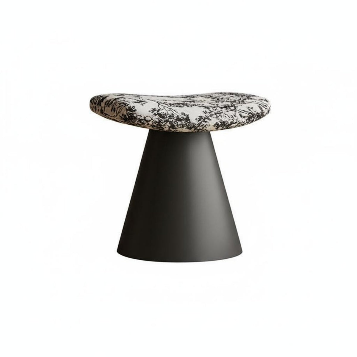 Swivel Vanity Stool Space-Saving Upholstered Dressing Stool Sturdy Construction