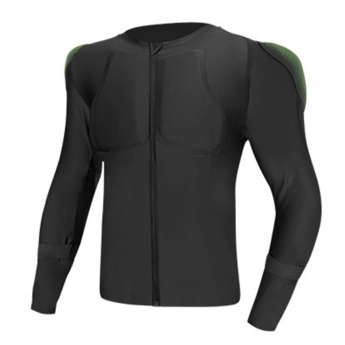 Armored Motorcycle Shirt Lightweight Slim Fit Protective Jacket with Shoulder Back Chest Padding and Mesh Ventilation for Shock Absorption Suitable for Motorcycle Enthusiasts Track Day Riders