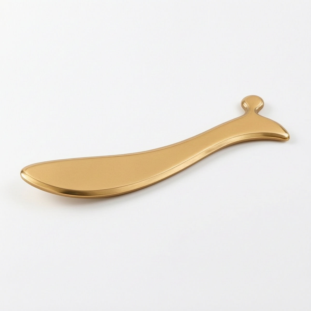 S-Shaped Massage Tool with Chart Metal Massager Polished for Travel