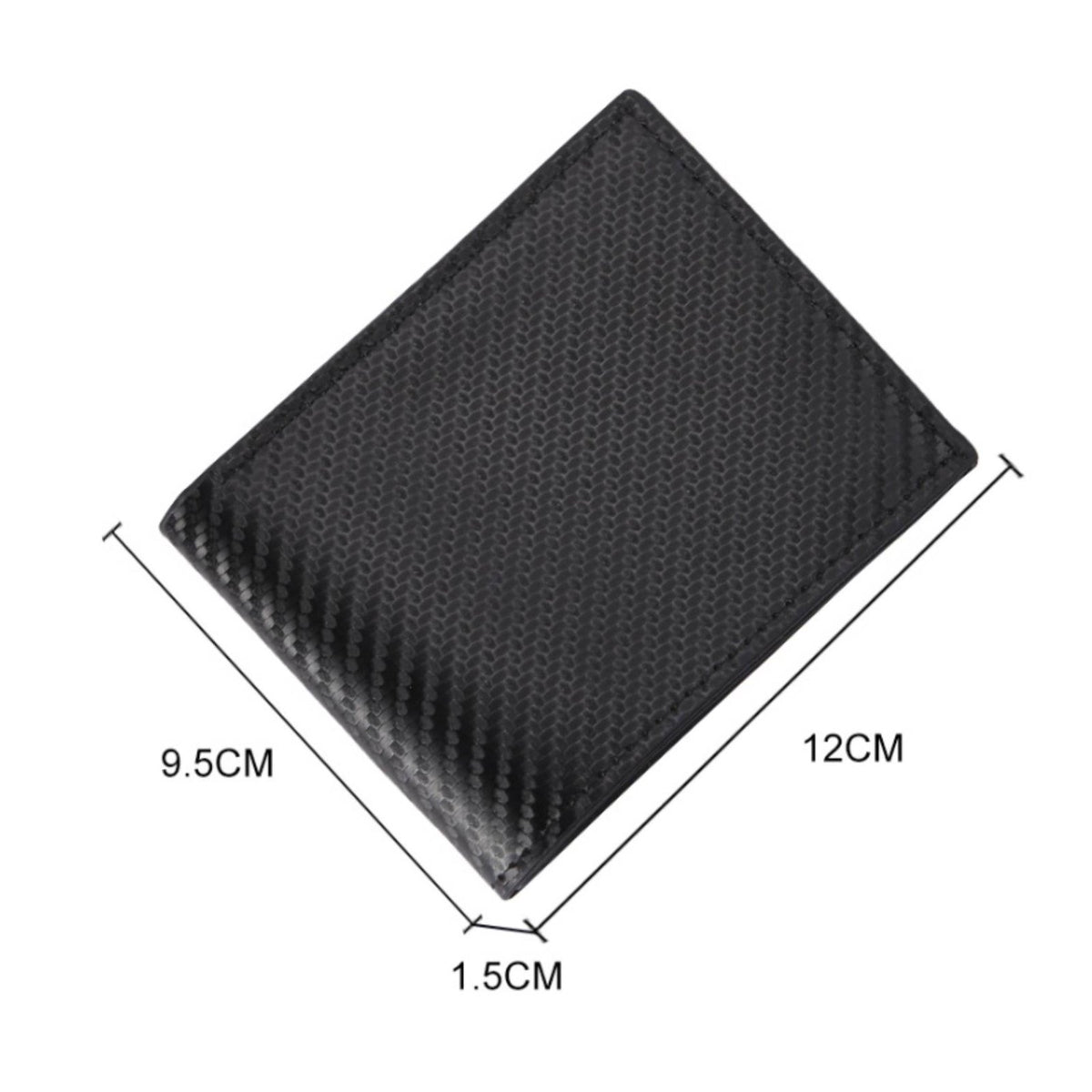 Bifold Carbon Fiber Wallet ID Window Men's Bifold Wallet
