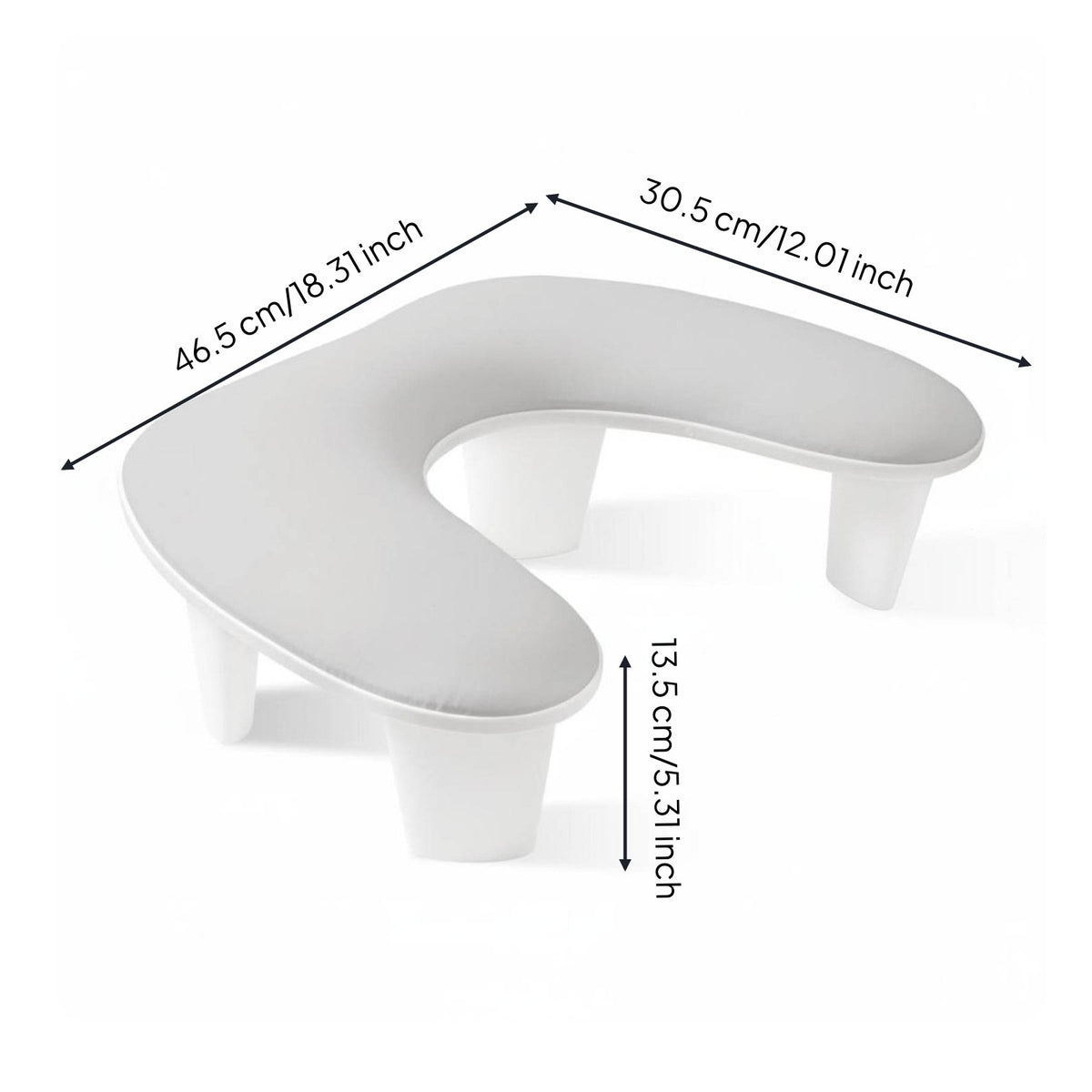 U-Shaped Nail Limb Restsimple to Clean Salon Tools Space Saving