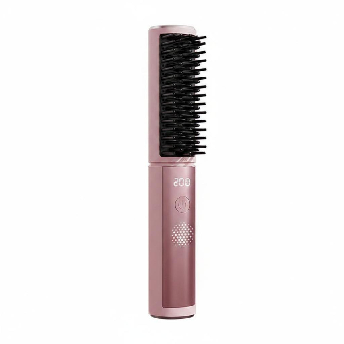Wireless Straightening Brush Rapid Heating Negative Ionic Hair Straightener
