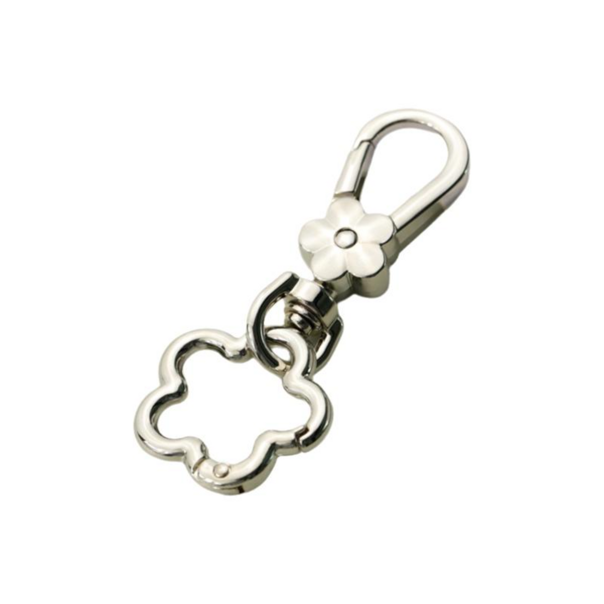 Coral Flower Snap Hook, Metal Connector, Purse Strap Mount Hook, DIY Bag Accessories, Hanging Crafts, Replacement Clasp