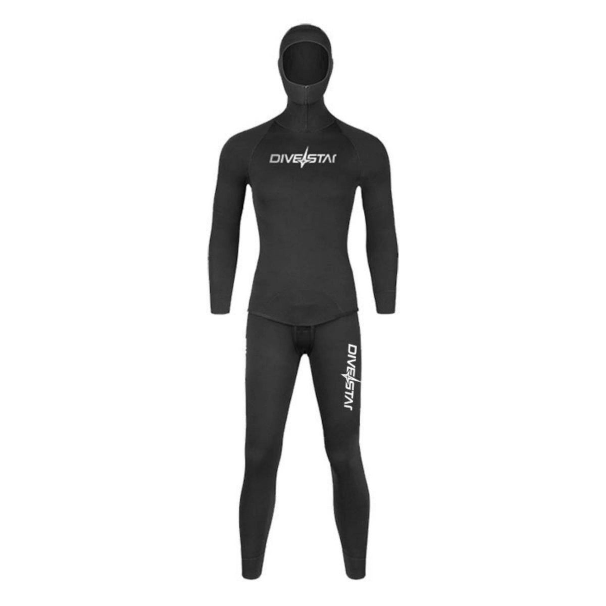 Two-Piece Snorkeling Suit Reduces Drag Two-Piece Diving Suit Open Cell