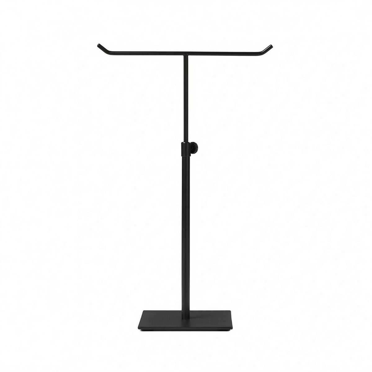 T-Shaped Display Stand Square Base Tabletop Handbag Holder Stable