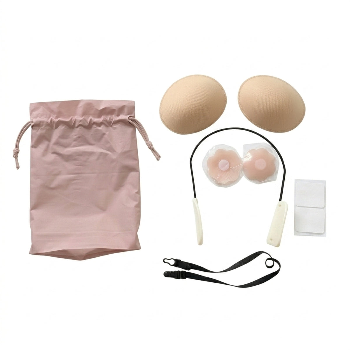 Frontless Bra Adjustable Underwear Secure for Deep-V Outfits, Wedding, Women