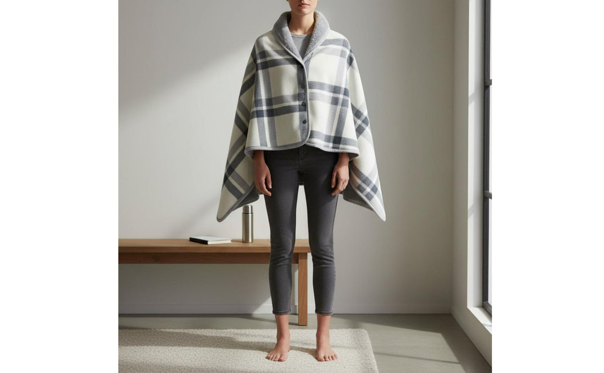 Versatile Rest Blanket Multifunctional Fleece Blanket Extra Thick Home Textile for Office Workers
