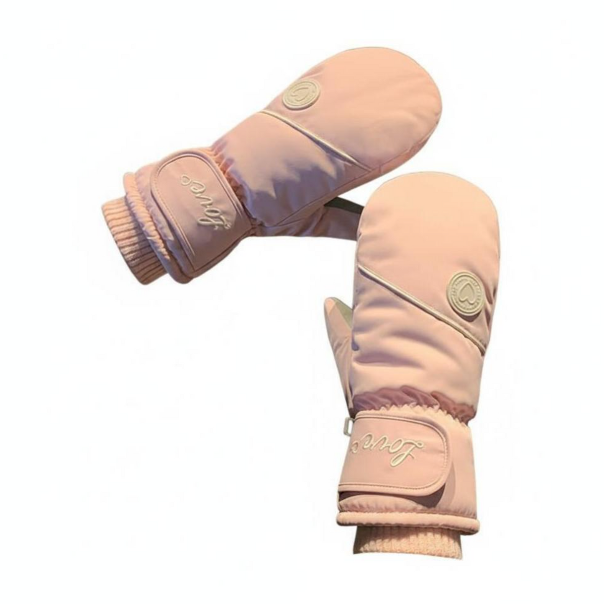 Women's thermal ski gloves