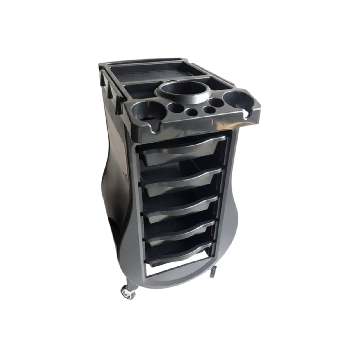Salon Trolley Cart Cup Holders Beauty Trolley Flat Top