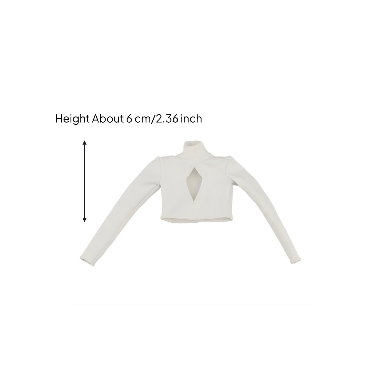 1/6 Scale T-Shirt Handmade 1/6 Doll Shirt Cloth Material for Display