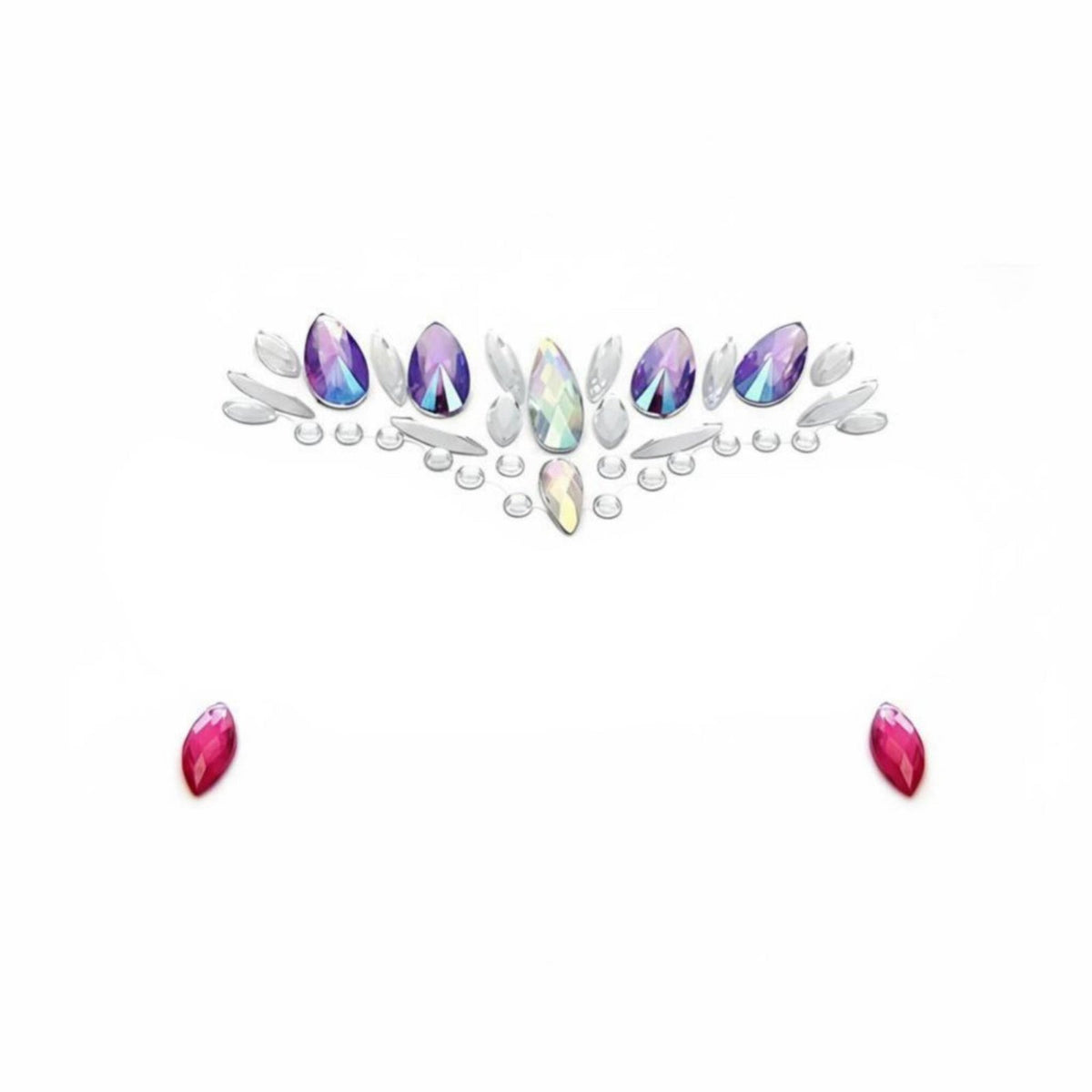 Face Decal Sticker, Acrylic Crystal, Party, EDM Event, Random Design