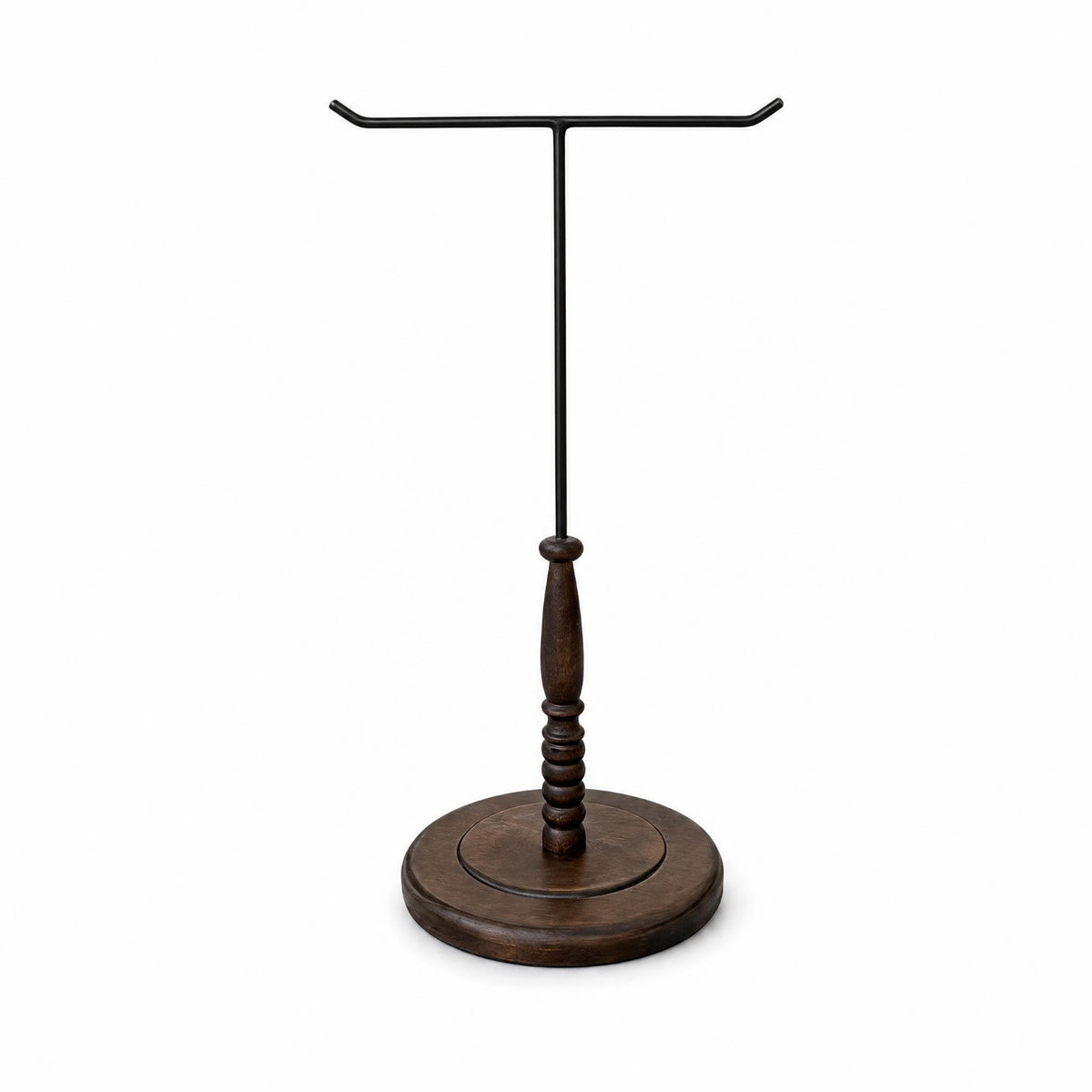 Jewelry Display Stand Wood and Metal Tabletop Decor Vintage Style
