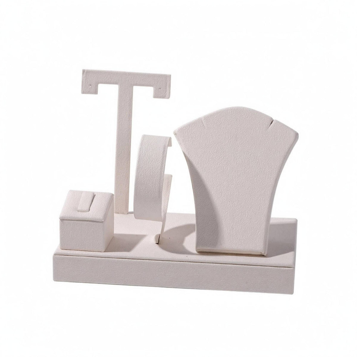Jewelry Display Stand T-Shaped Tiered Necklace Holder Large Capacity