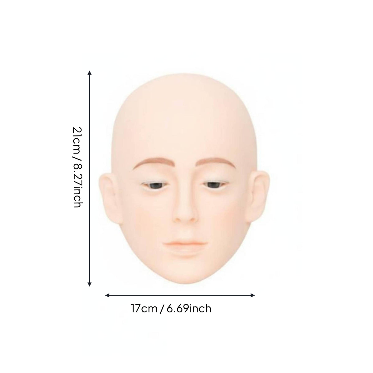 Adjustable Eyelid Mannequin Soft Finish Lash Practice Head Realistic