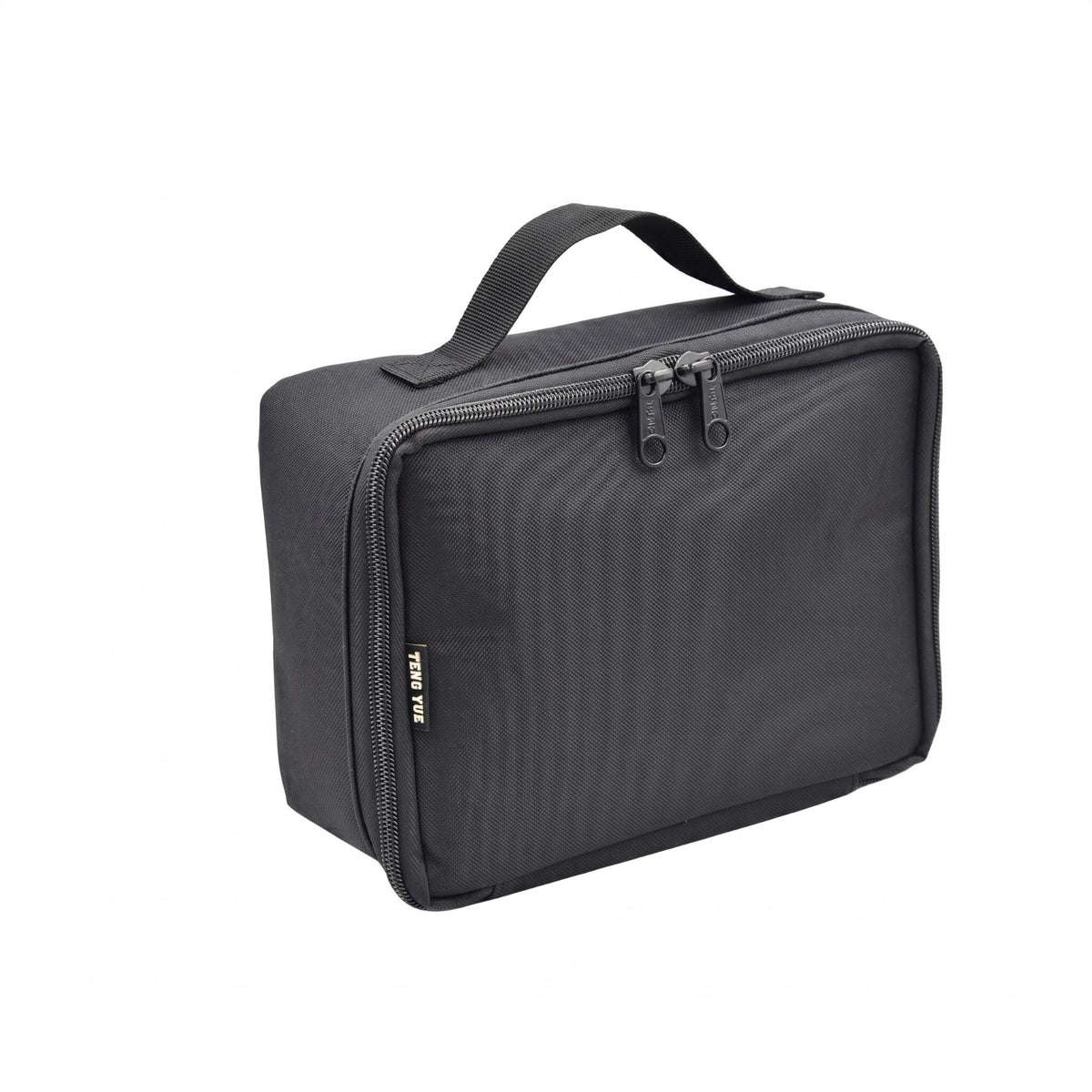 Divided Organizer Bag Velvet Lined Hand-Carry Case Movable Dividers Zippered Storage Bag