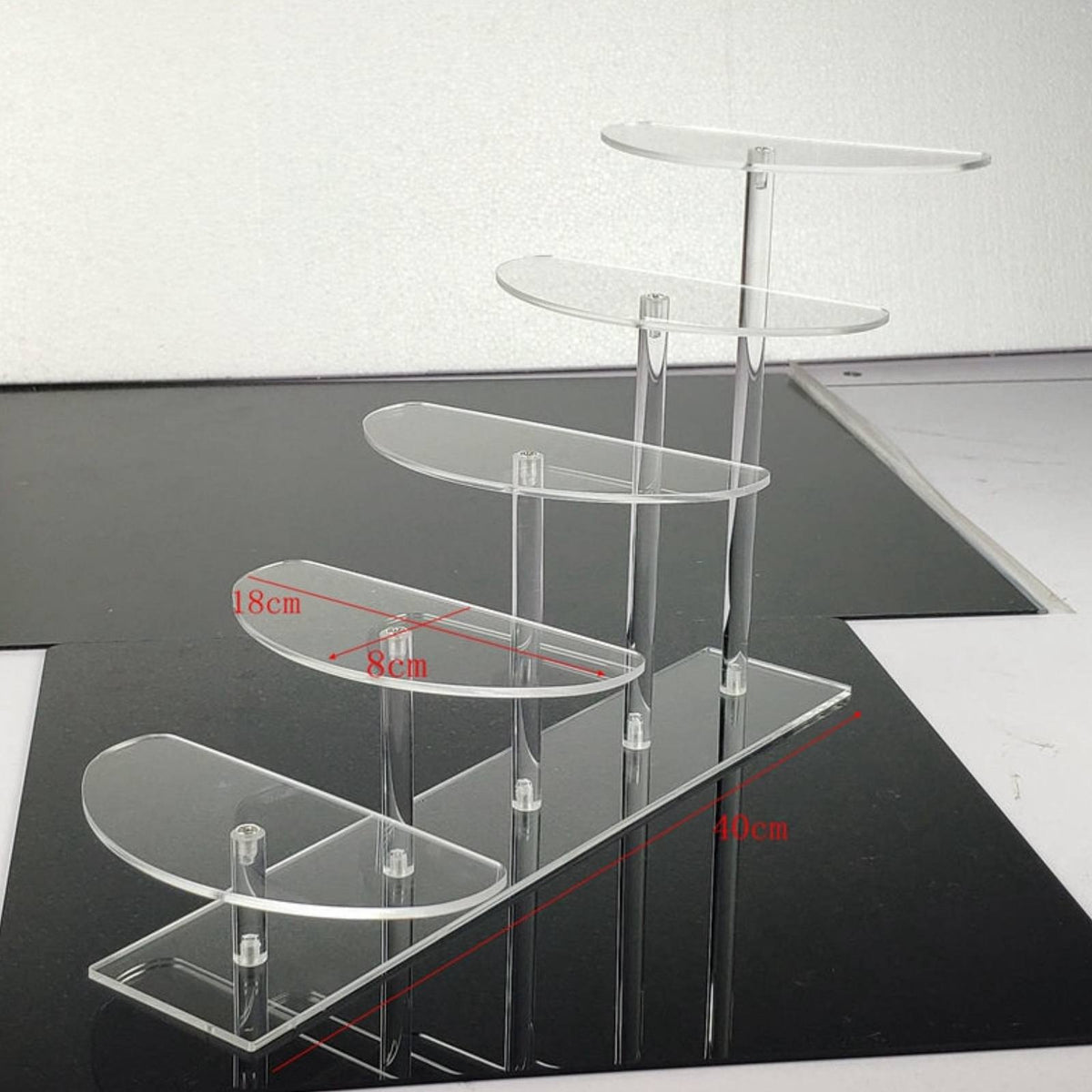 Acrylic Jewelry Display Stand Sturdy Structure Acrylic Jewelry Stand Detachable