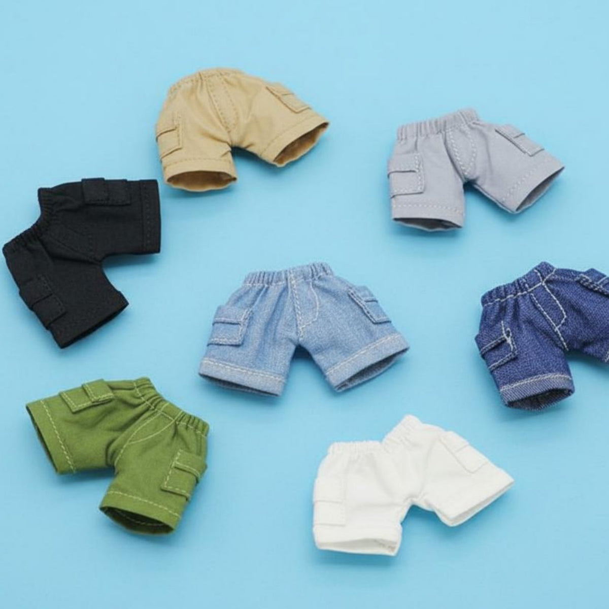 Doll Pants Cute Design Miniature Doll Design Miniature Cargo Trousers for Setups
