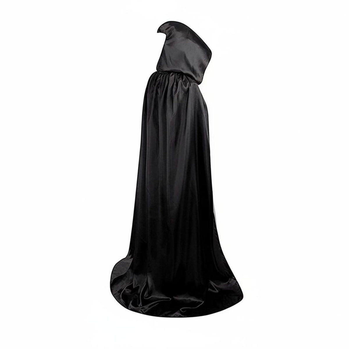 Long Hooded Cloak Halloween TH and M substituteed Full-Length Tie-Neck Mantle for all genders for Adults