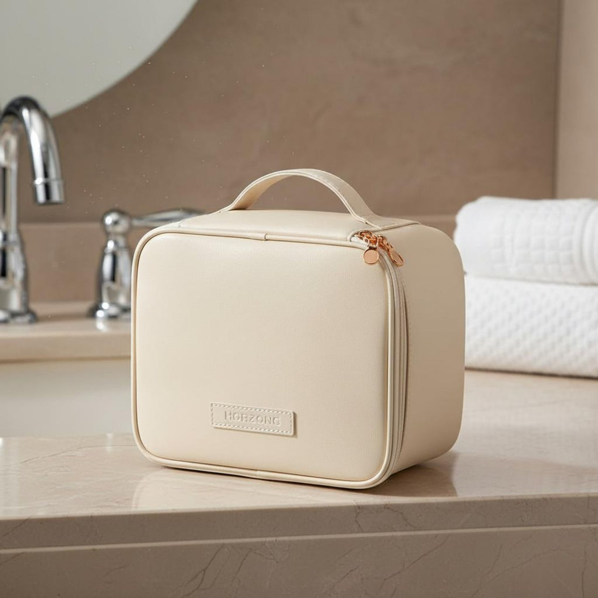 Large Capacity Cosmetic Organizer Multi-Compartment for Women